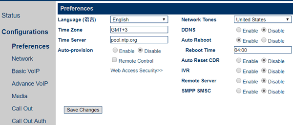 Настройка подключения GSM-шлюза GoIP к АТС 3CX Phone System