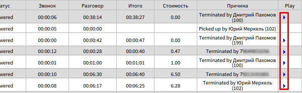 Как прослушивать записи разговоров (звонки), сохраненные на АТС 3CX